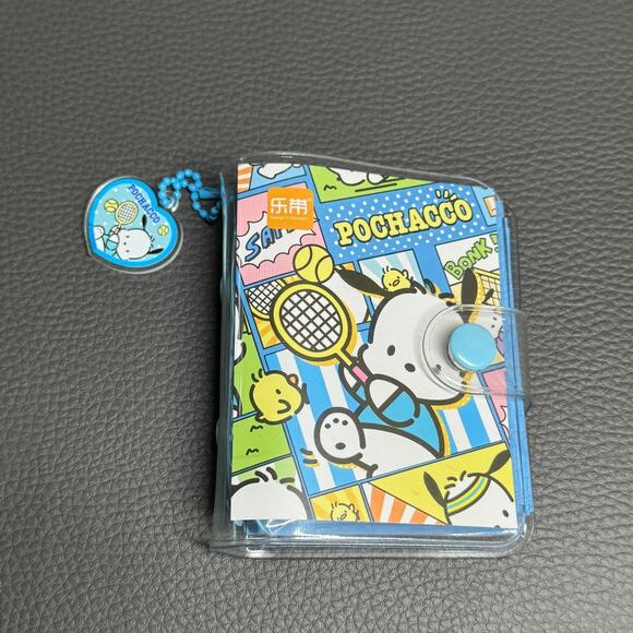 Sanrio Pochacco Blue Mini Notebook Planner 4" New Basketball Cute - Picture 1 of 4